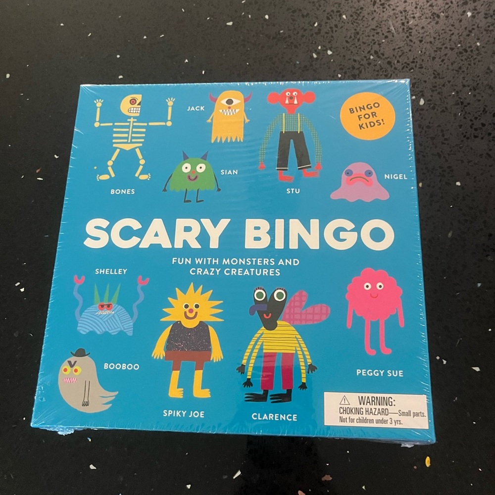 Scary Bingo Game for Kids